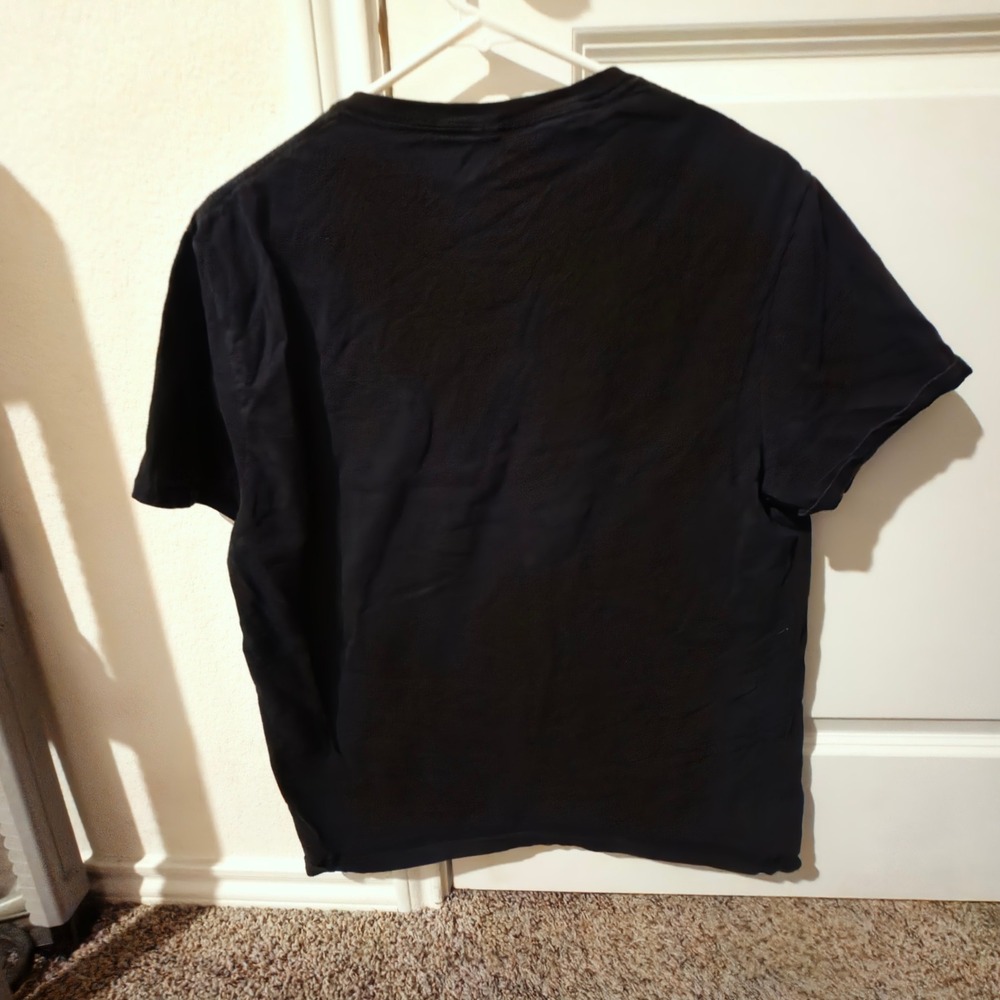 ACDC Back In Black Graphic T-Shirt Mens L Black Cotton Band Tee 2020 Licensed - Picture 5 of 7